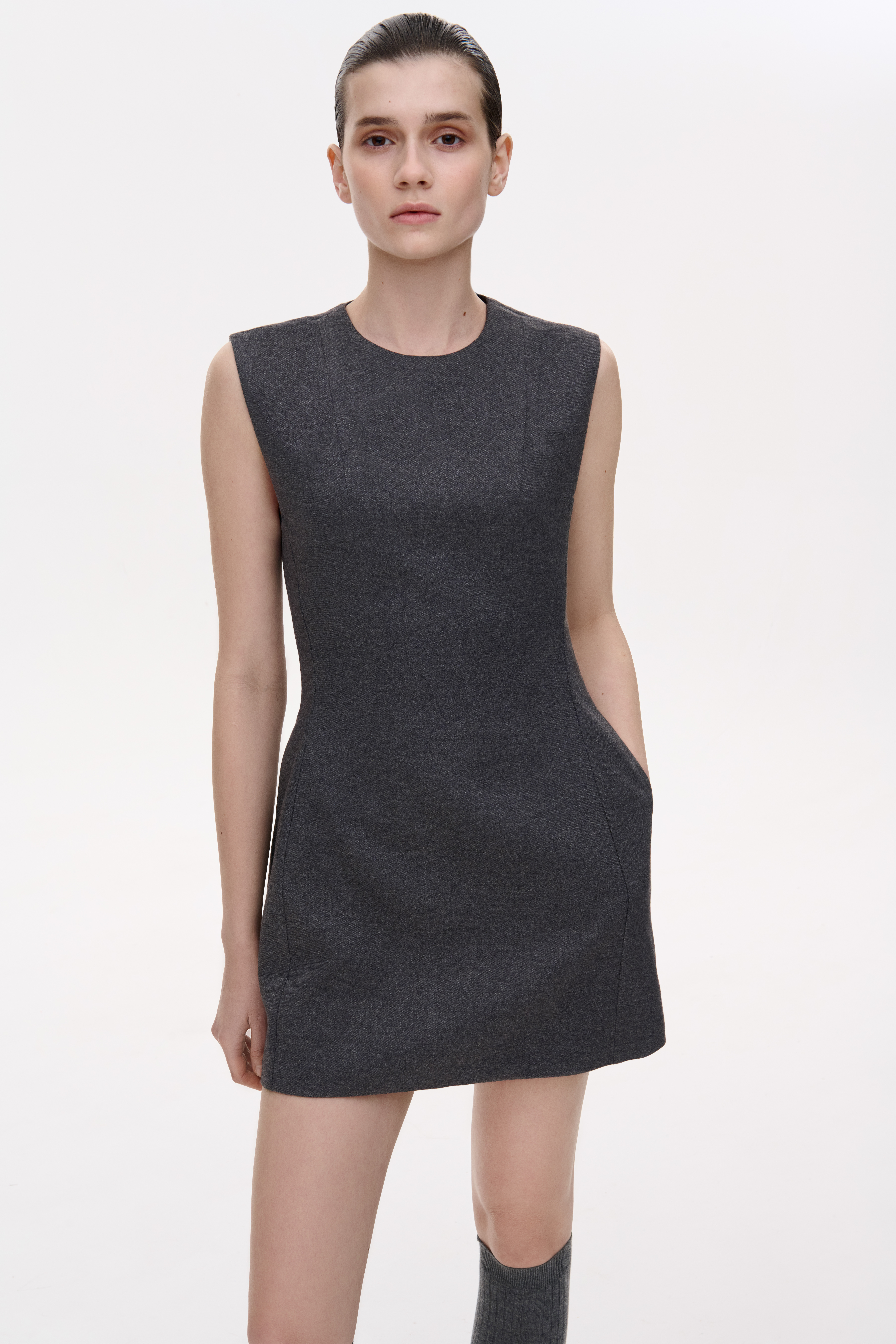 МІНІ СУКНЯ НАПІВПРИЛЕГЛОГО СИЛУЕТУ  1245 зображення 1